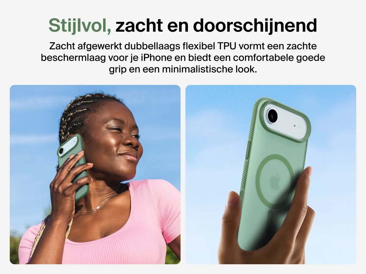 Belkin SheerForce Grip Hoesje iPhone Air MSA037HQSE - Groen - afbeelding 6 van 6