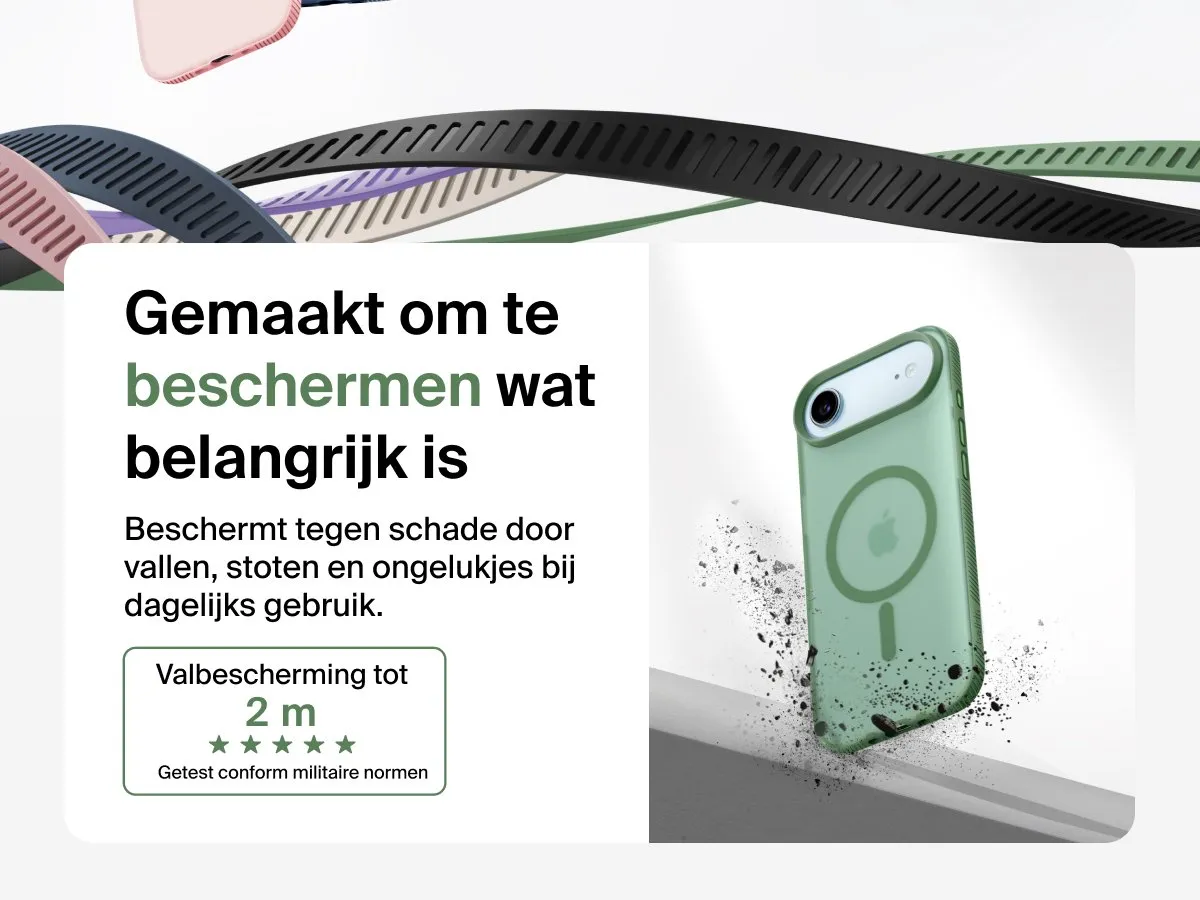 Belkin SheerForce Grip Hoesje iPhone Air MSA037HQSE - Groen