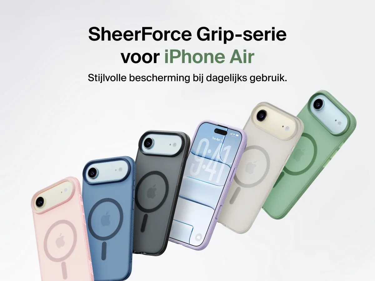Belkin SheerForce Grip Hoesje iPhone Air MSA037HQSE - Groen