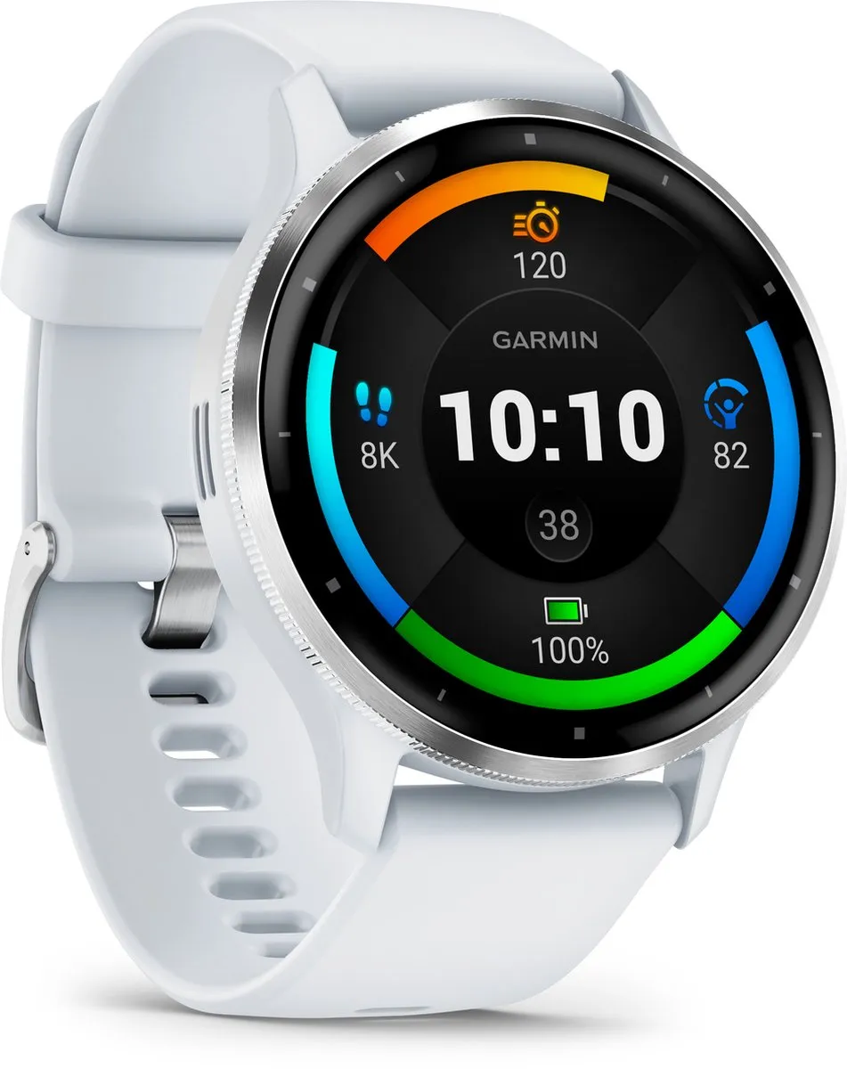 Garmin Venu 3 Sporthorloge 45mm AMOLED - Whitestone