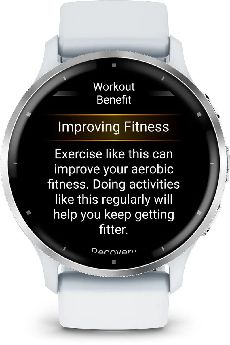 Garmin Venu 3 Sporthorloge 45mm AMOLED - Whitestone