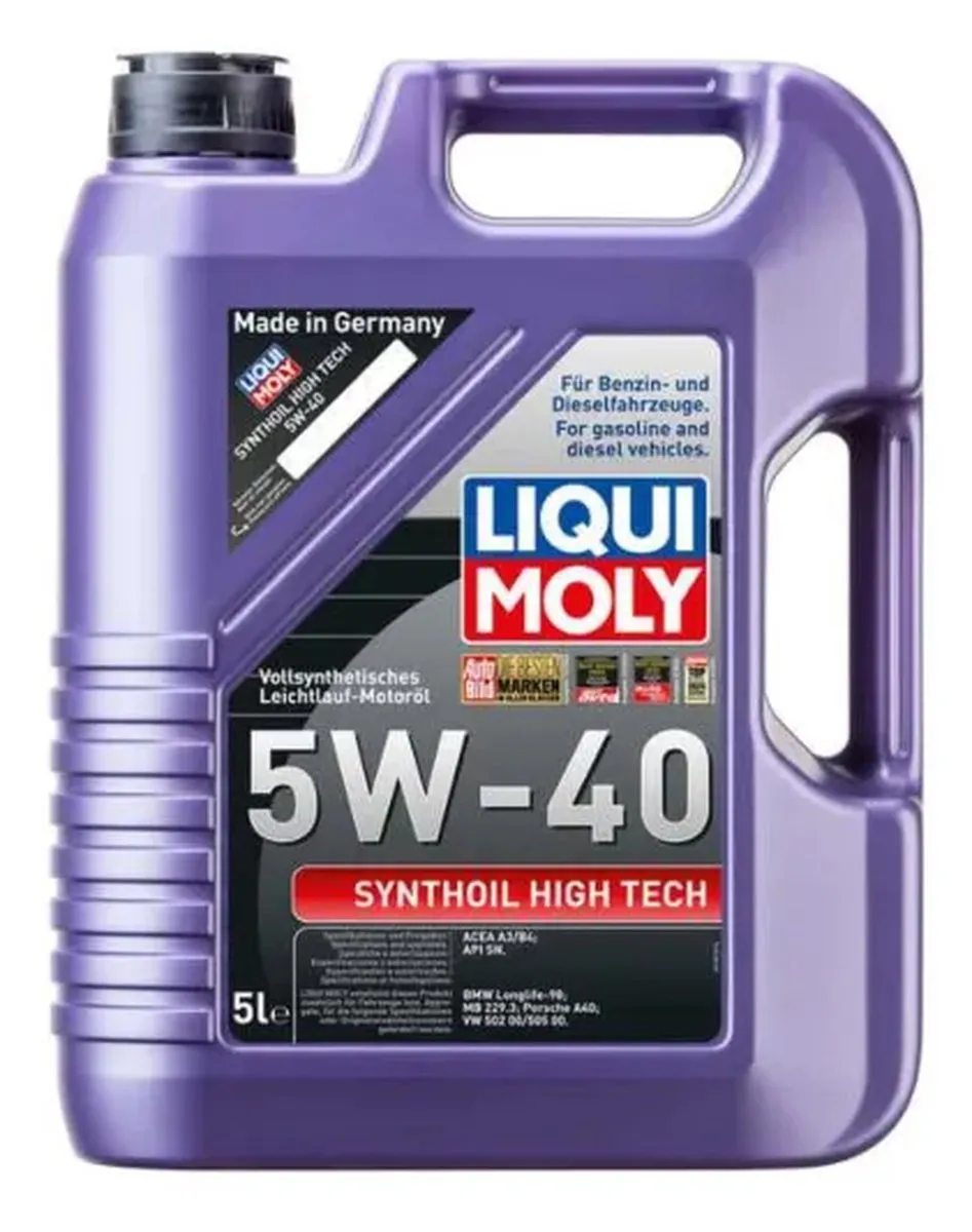 Liqui Moly 5W40 A3/B4 Motorolie 5L