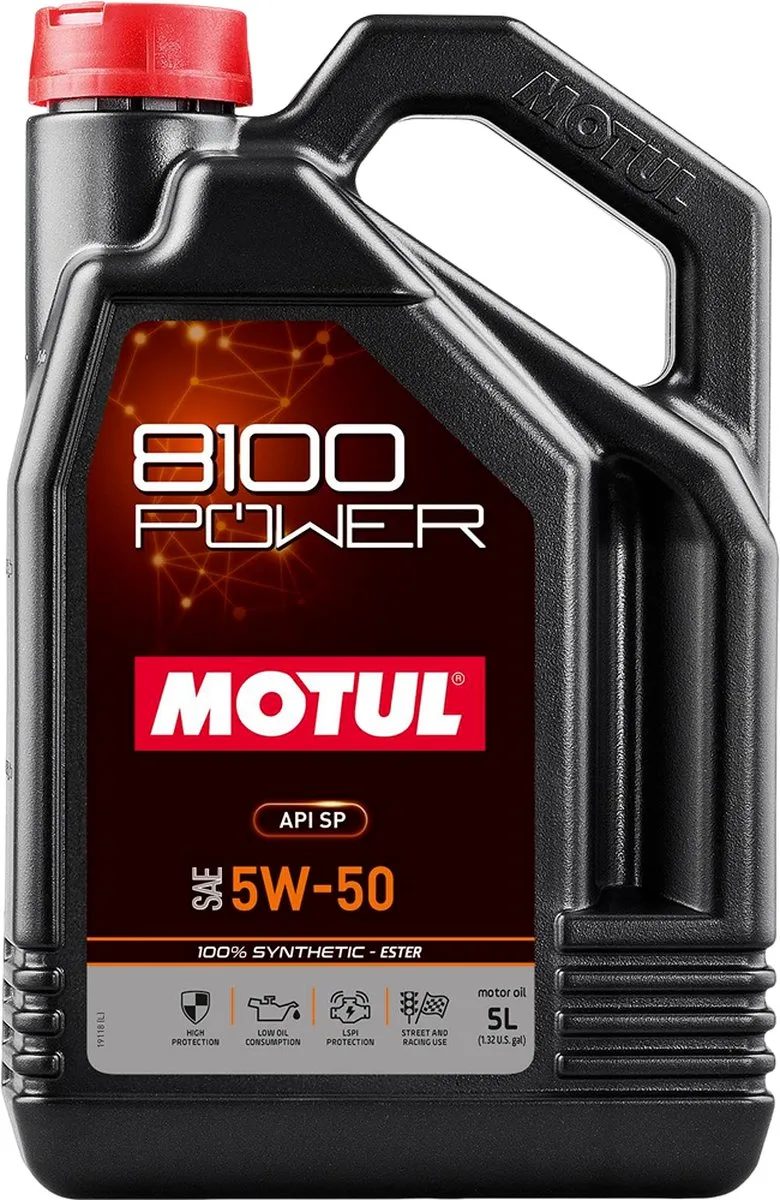 Motul 5W50 8100 Power Motorolie 5L