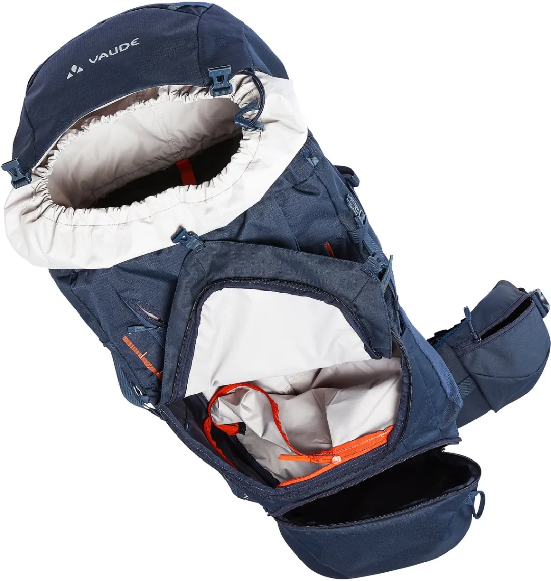 Vaude Asymmetric 52+8 Rugzak 60L - Zwart