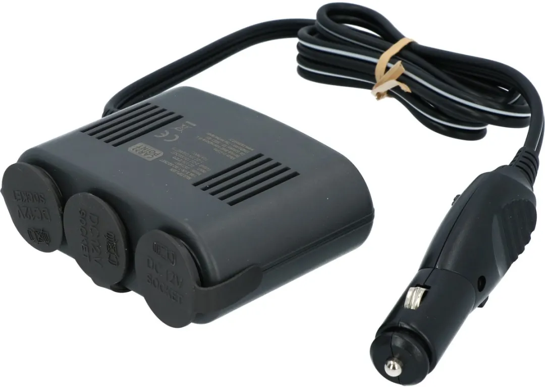 Carpoint LED 3-weg Aanstekerdoos 12V 10A