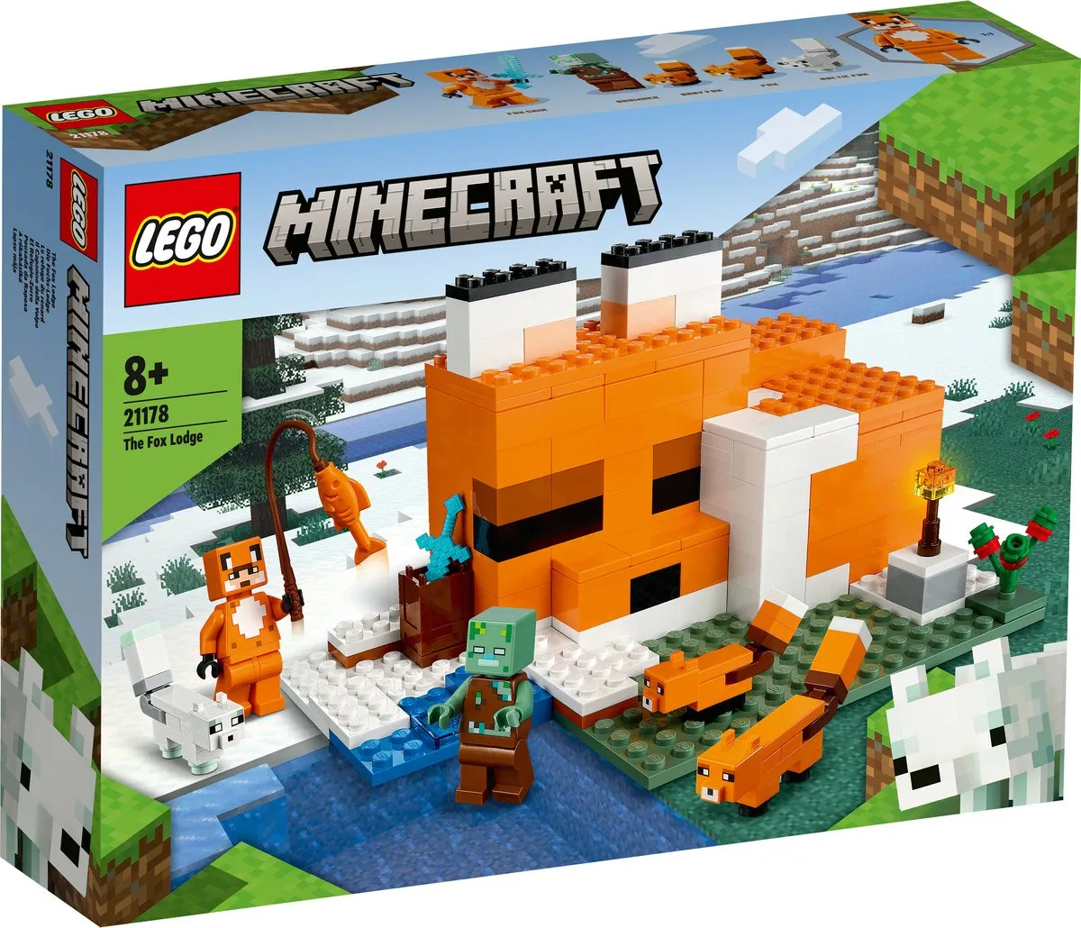 LEGO Minecraft De Vossenhut 21178 - 193 Stenen