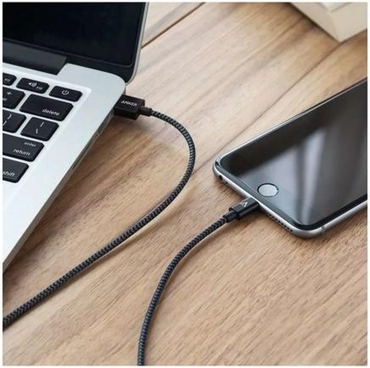 Anker Lightning Kabel 180cm - 2 Stuks Zwart