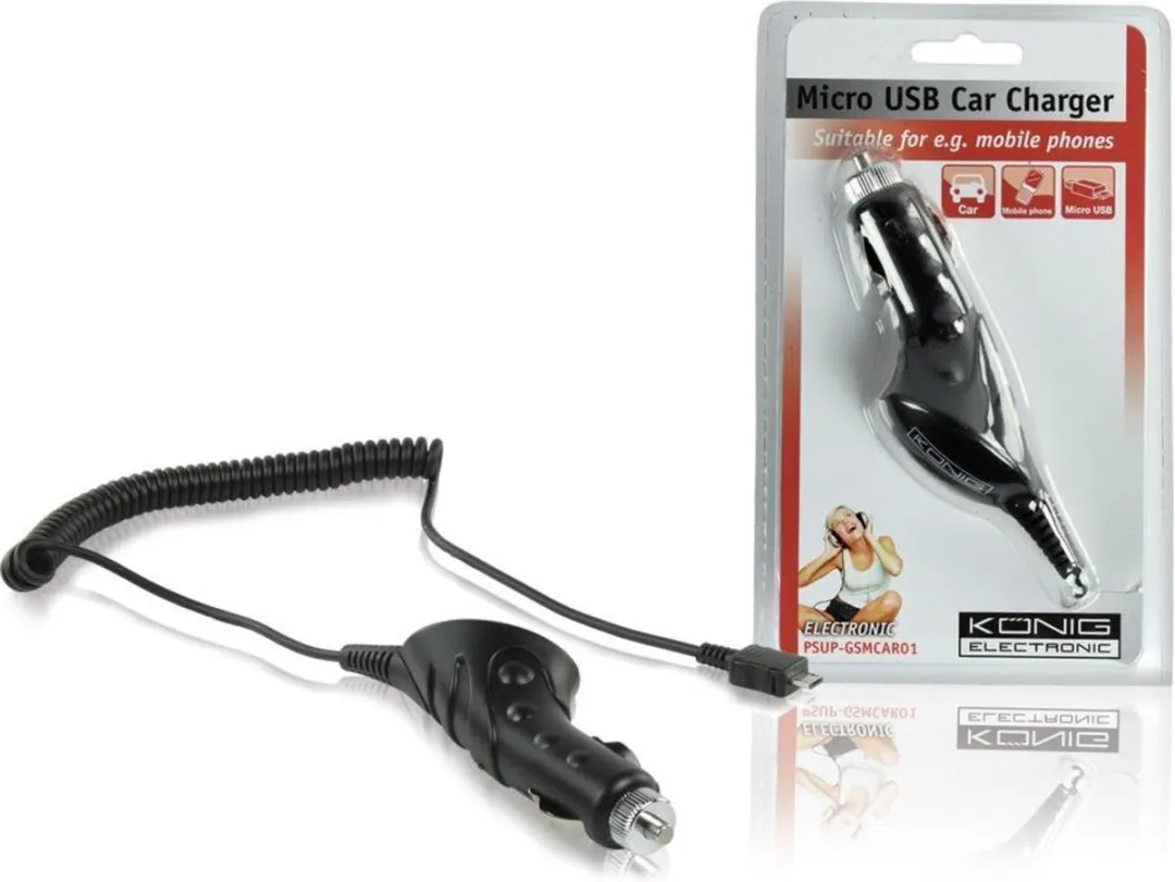 Konig Psup-gsmcar01 Autolader Micro USB