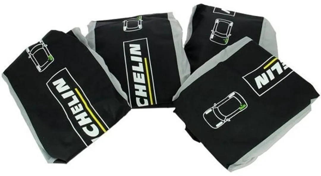 Michelin Velgbandhoezen Set 4 Stuks - Grijs/Zwart