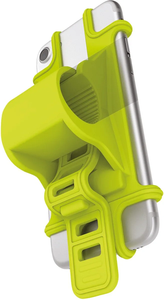 Celly Easybike Telefoonhouder Groen - Flexibel
