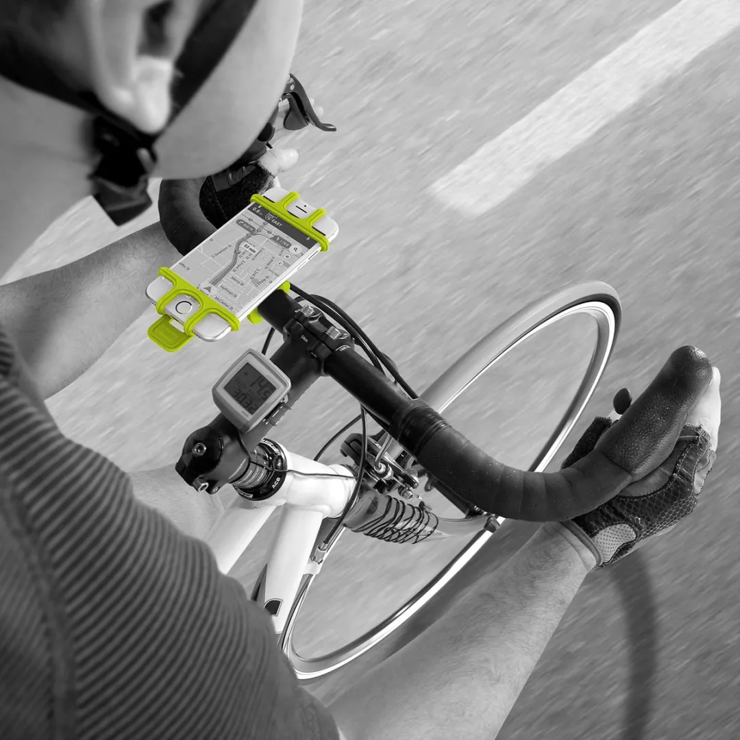 Celly Easybike Telefoonhouder Groen - Flexibel
