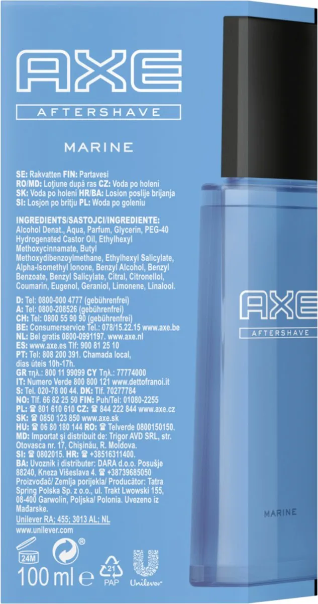 Axe Marine Aftershave 100ml