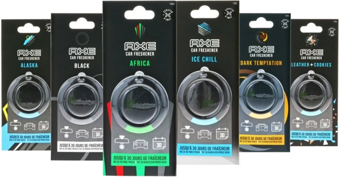 Axe Geurhanger Alaska - Zwart/blauw