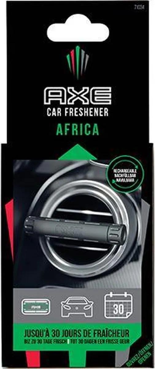 Axe Autoluchtverfrisser Africa - 44ml - Zwart
