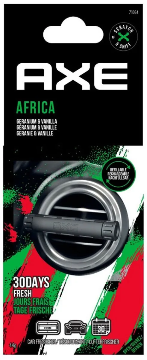 Axe Autoluchtverfrisser Africa - 44ml - Zwart - afbeelding 6 van 6