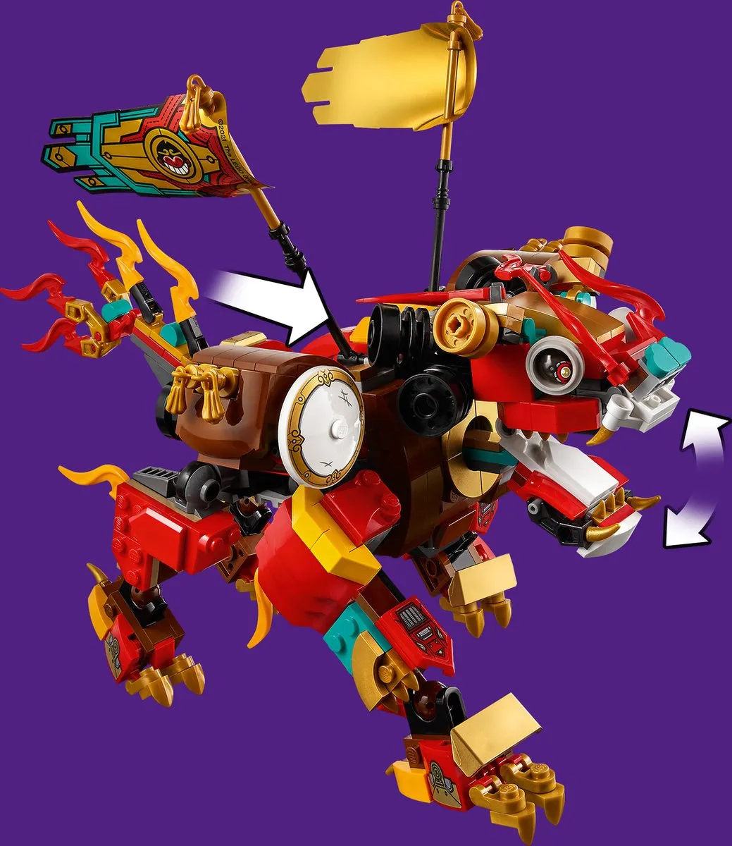 LEGO Monkie Kid Leeuwenbewaker 80021 - 774 Stukken - 5 Minifiguren - afbeelding 6 van 6