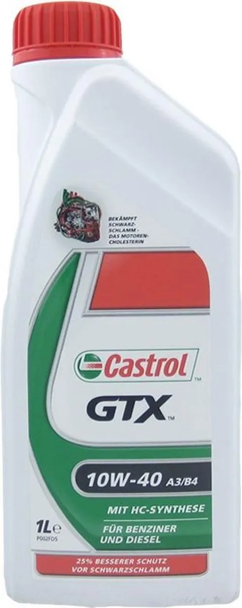 Castrol GTX 10W-40 Motorolie 1L