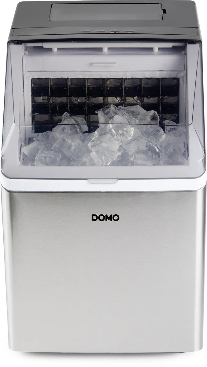 Domo DO9301IB IJsblokjesmachine 20kg/24u - RVS