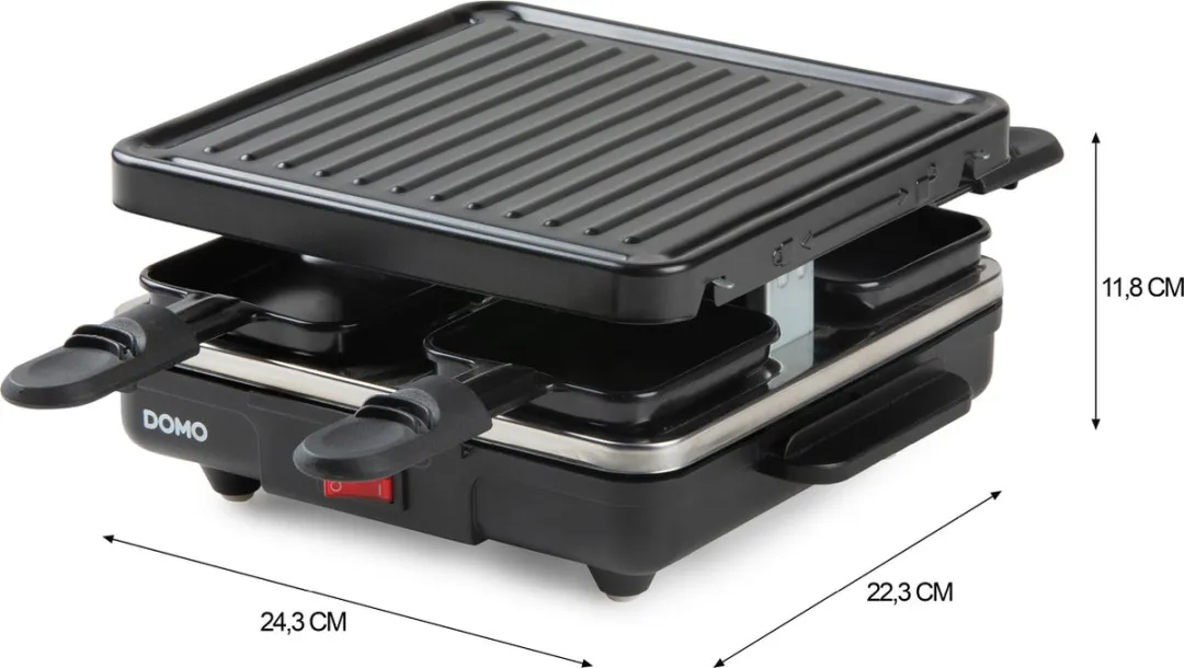Domo DO9147G Gourmetstel 4 Personen - 600W