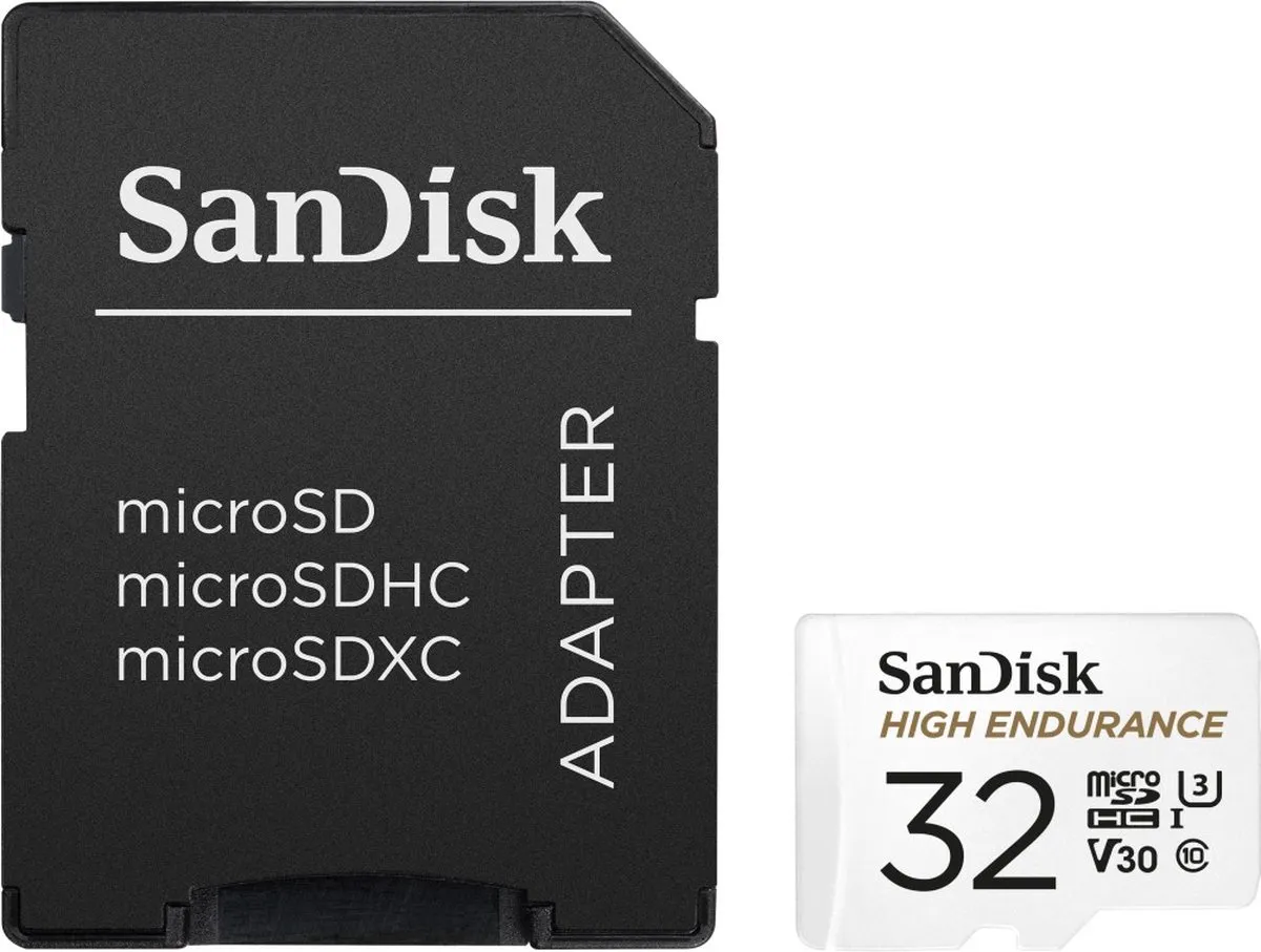 SanDisk High Endurance SDSQQNR-032G-GN6IA microSDHC 32GB - UHS-I U3 V30