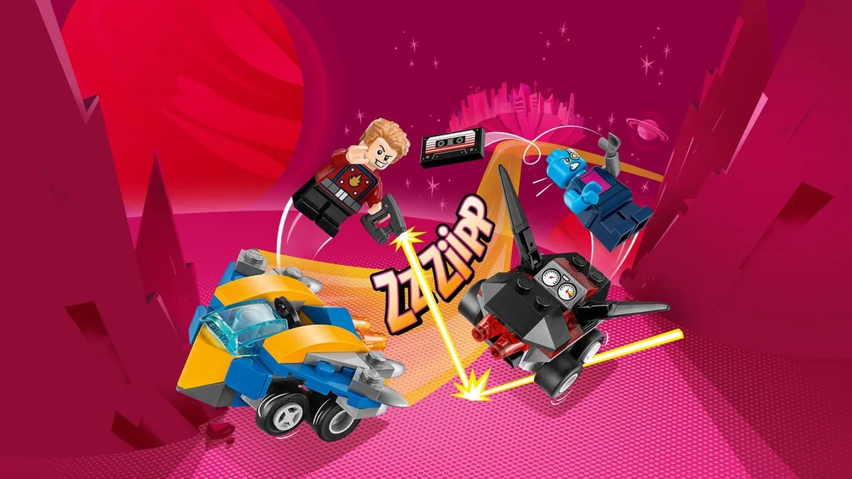 LEGO Super Heroes Mighty Micros Star-Lord vs. Nebula 76090 - 86 Stenen