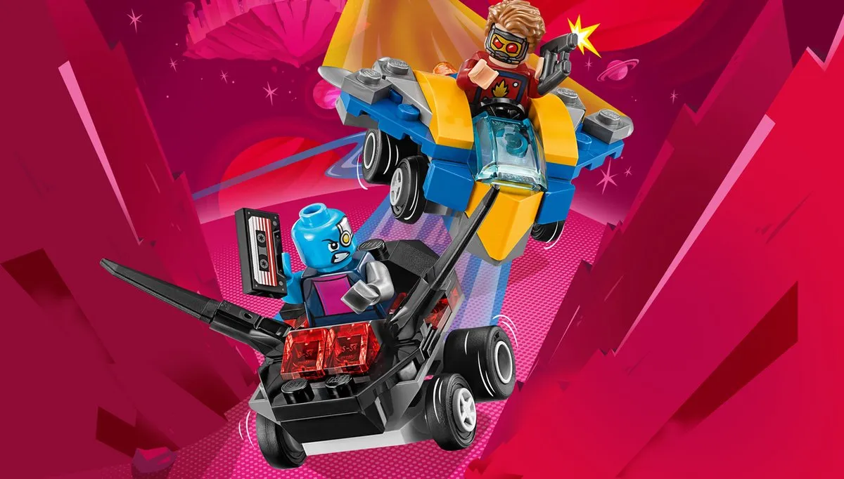 LEGO Super Heroes Mighty Micros Star-Lord vs. Nebula 76090 - 86 Stenen