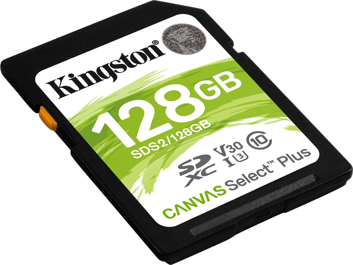 Kingston 128GB SDXC UHS-I U3 V30 - 100R - afbeelding 4 van 5