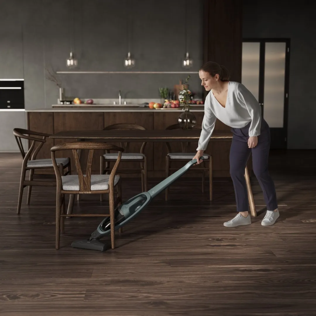 Electrolux ES52CB18OG 2-in-1 Steelstofzuiger - Donkergroen