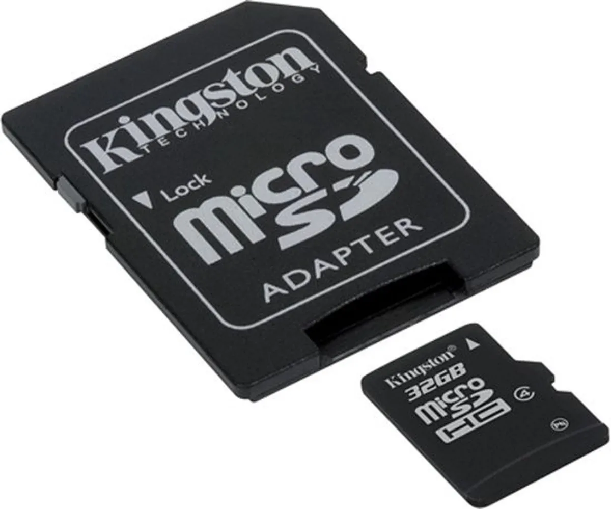 Kingston 32GB MicroSDHC Geheugenkaart - microsdhc007