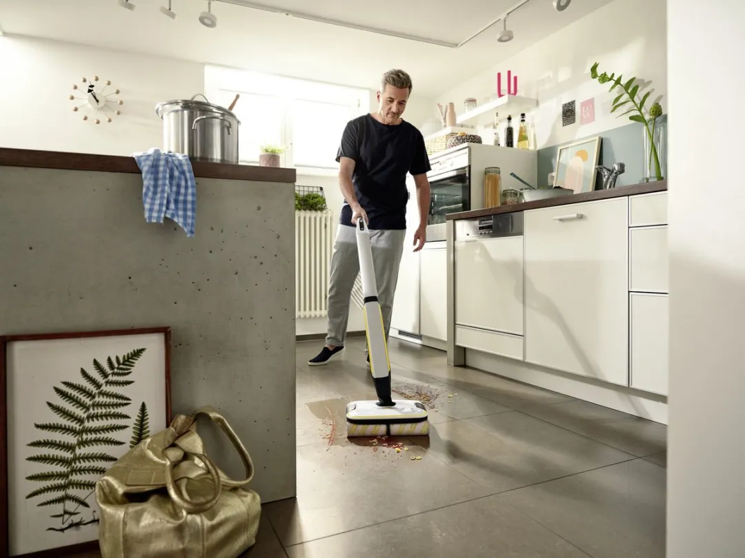 Kärcher FC 7 Cordless Plus Stone Stofzuiger - Wit