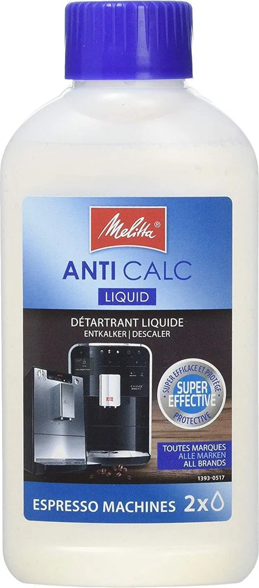 Melitta Anti-Calc Vloeibare Reiniger Espresso 250ml - 8 Stuks