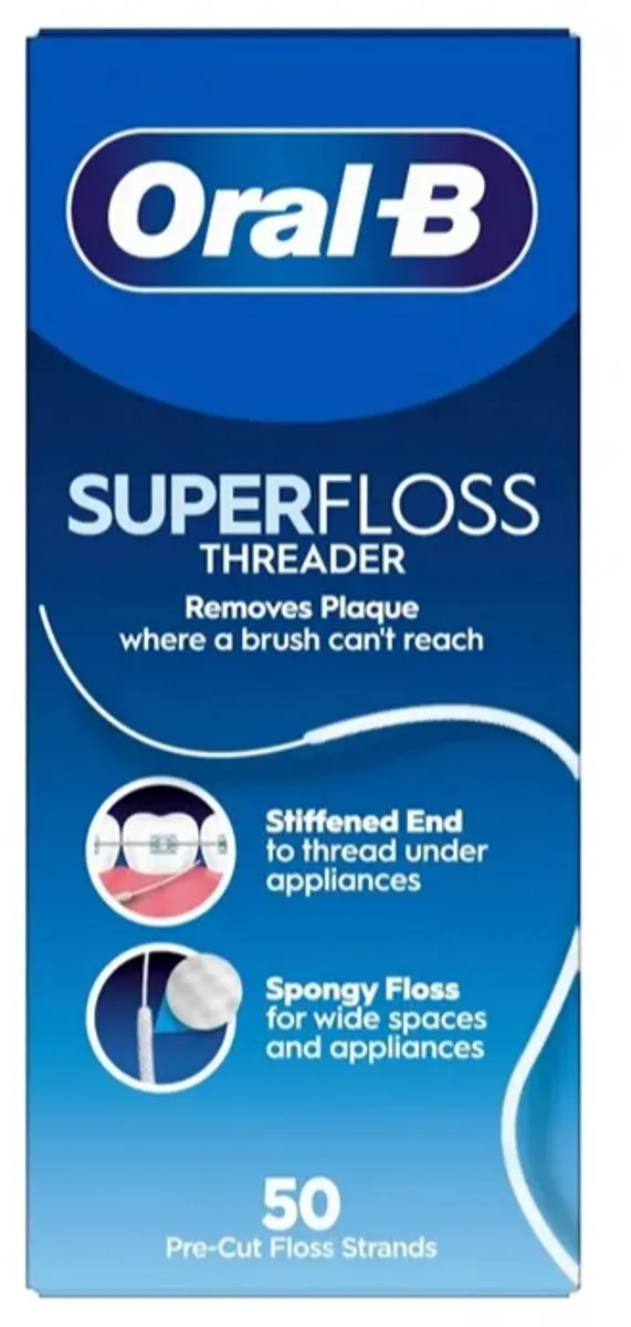 Oral-B Superfloss Regular Threader - 50 Stuks
