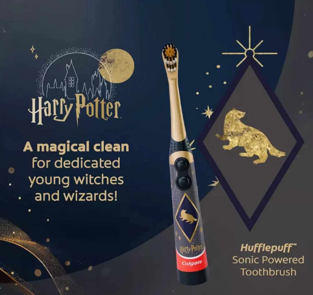 Colgate Harry Potter Elektrische Tandenborstel - Huffelpuf Design