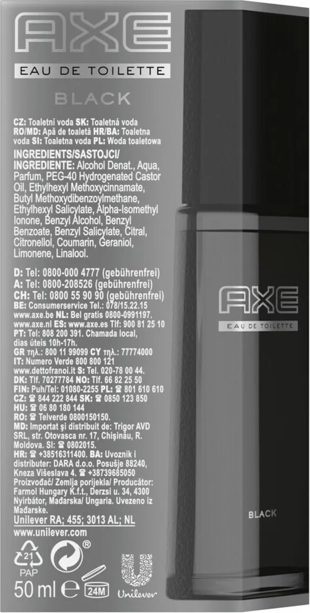 Axe Black Eau de Toilette 50ml