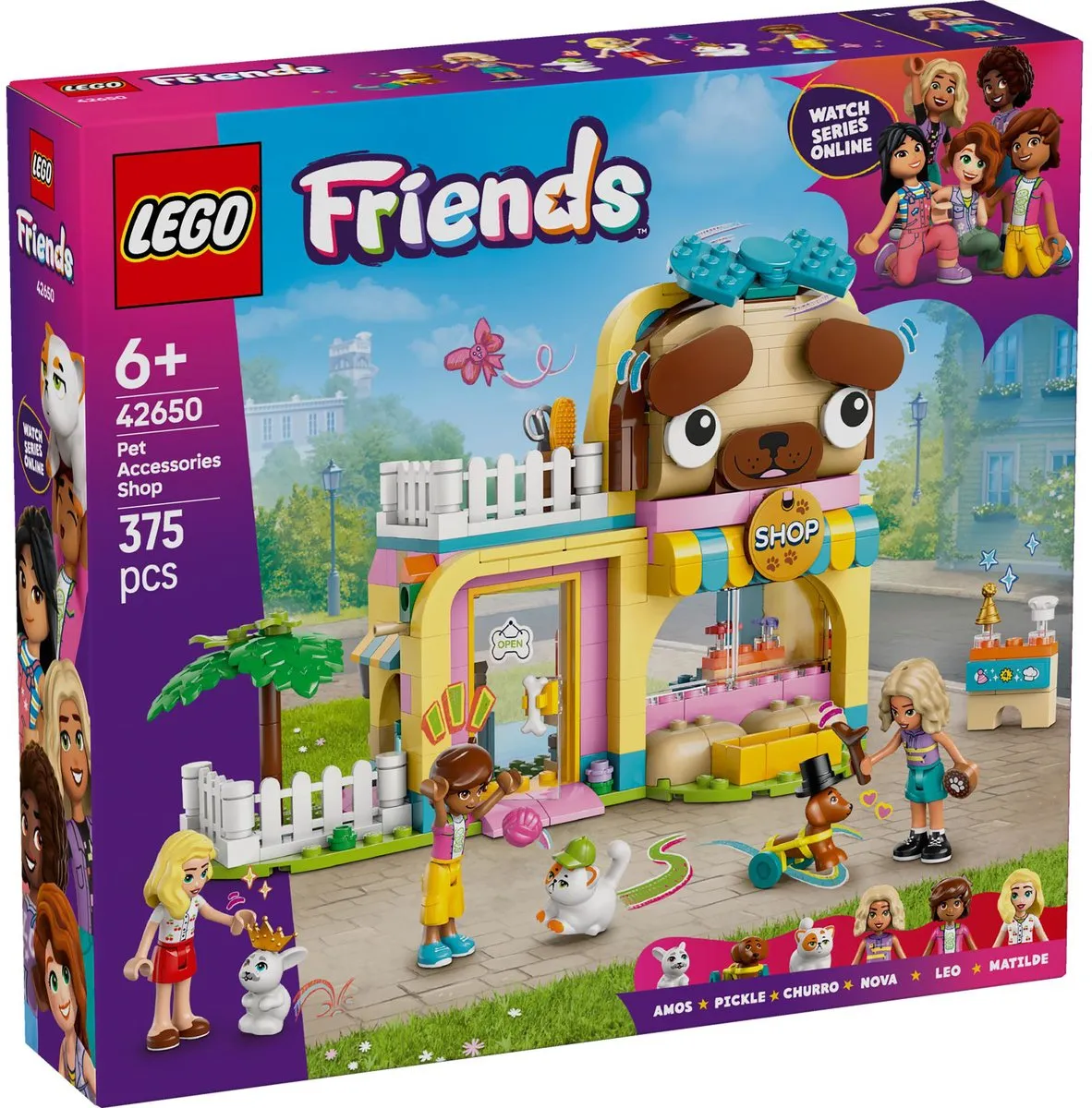 LEGO Friends Winkel met Dierenaccessoires 42650 - 375 Stukken