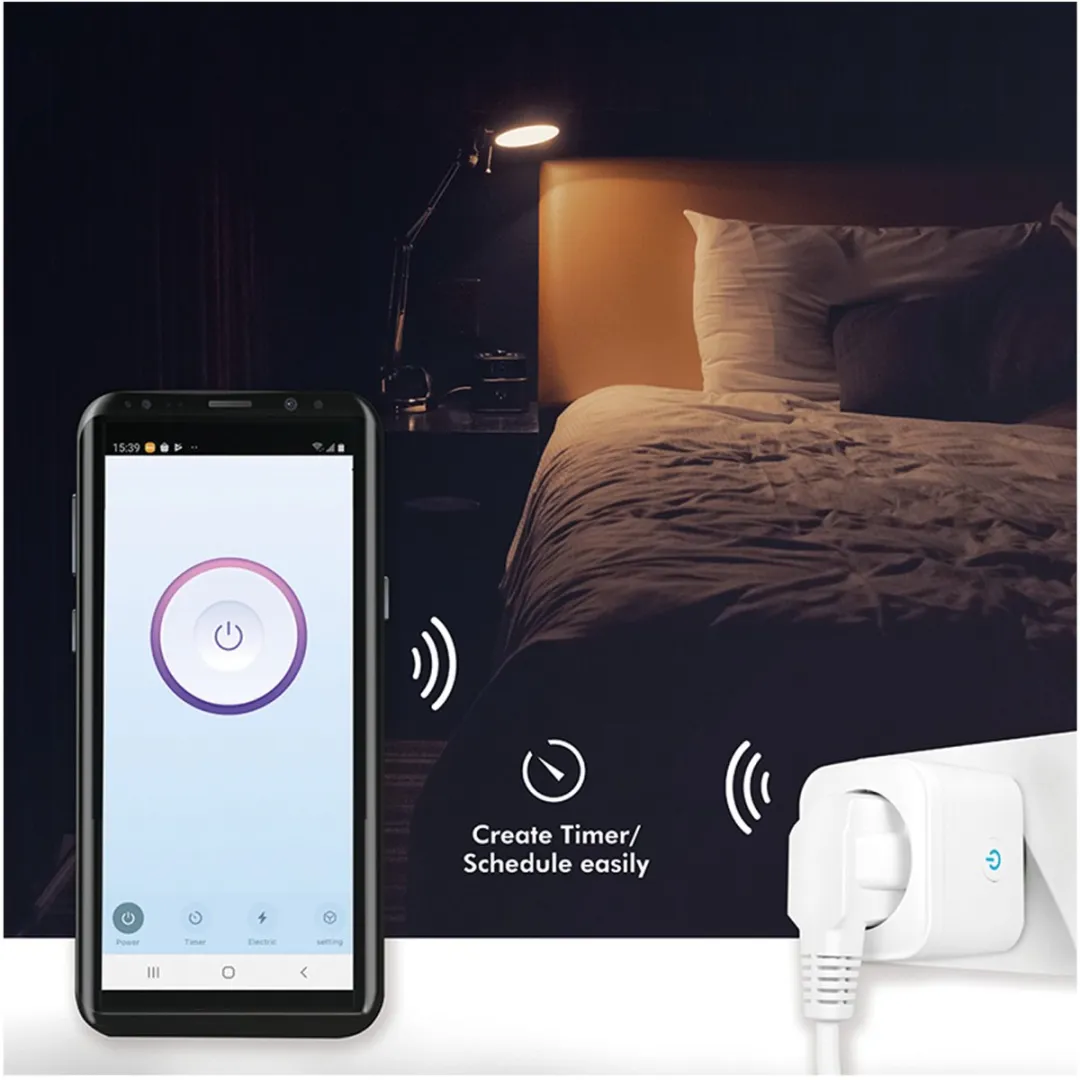 Logilink SH0101 Wi-Fi Smart Stopcontact - Wit