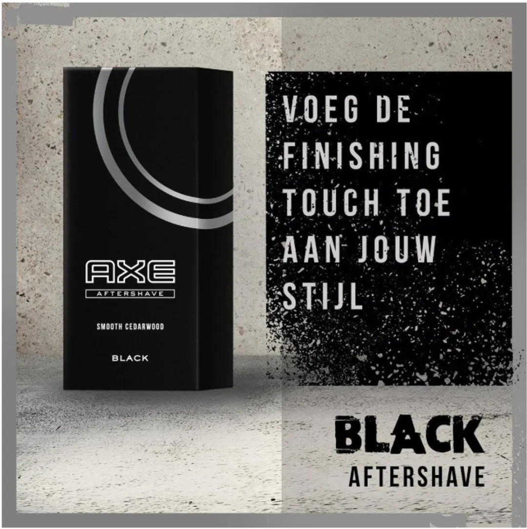 Axe Men Black Aftershave - 4x100ml