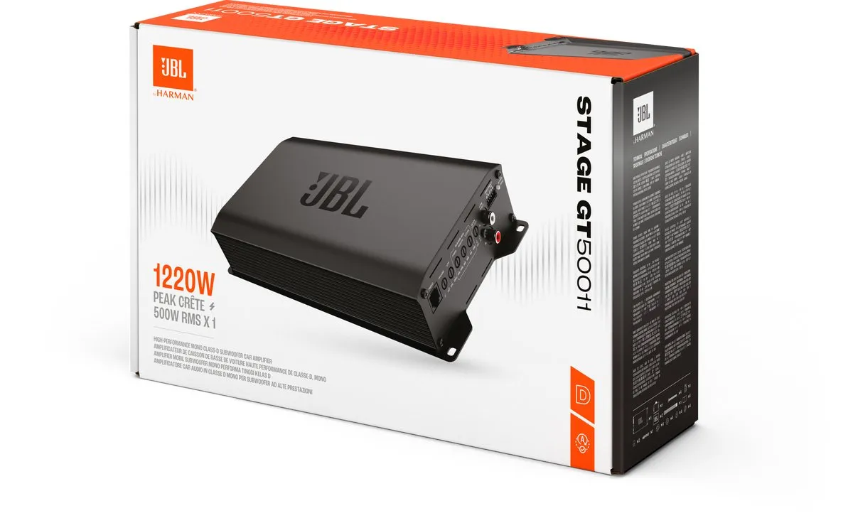 JBL Stage GT50011 Auto Subwoofer Versterker 500W