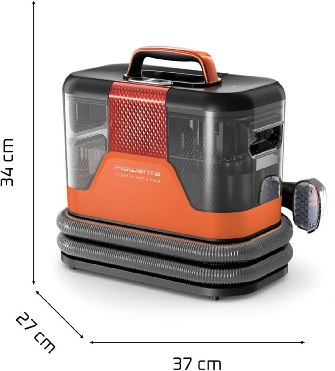 Rowenta Clean-it IN7011 Vlekkenreiniger 1150W - Oranje - afbeelding 6 van 6