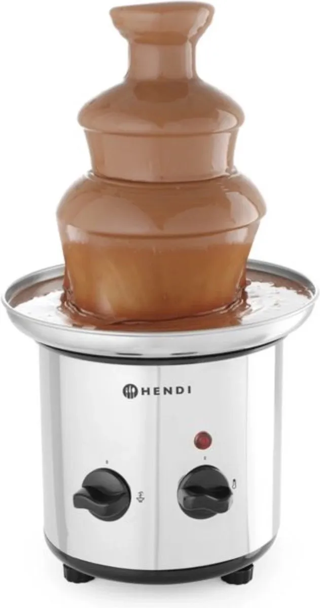 HENDI Chocoladefontein 274101 - 3 Lagen - 275W - Zilver