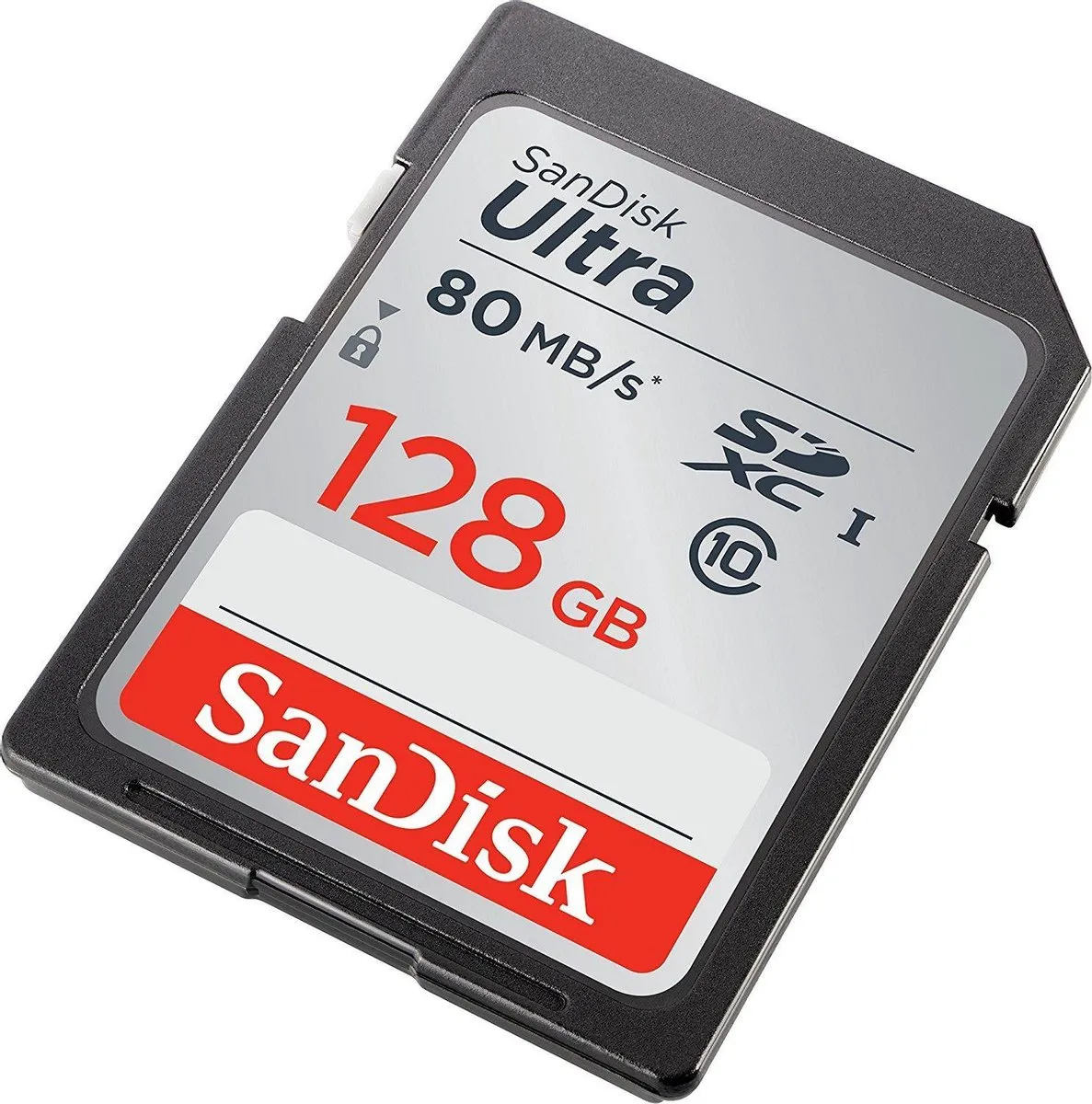 SanDisk Ultra SDXC 128GB Geheugenkaart - 80MB/s