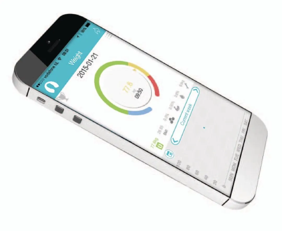 Bluetooth Weegschaal (150 KG) - Personenweegschaal