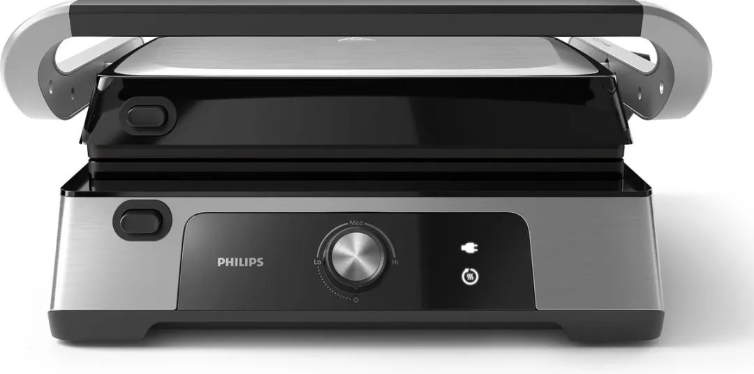 Philips Contactgrill HD6301/90 2200W - 2 Platen - 6 Sandwiches - Zwart