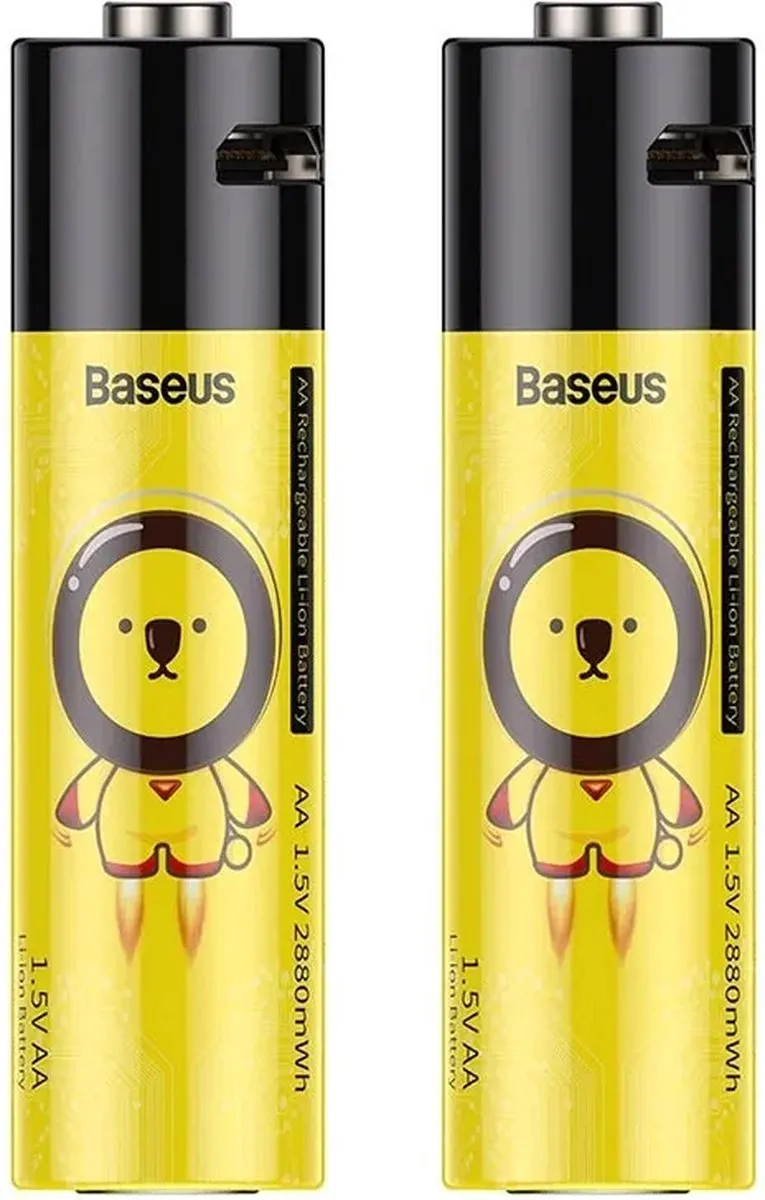 Baseus USB Oplaadbare AA Batterijen 1920mAh
