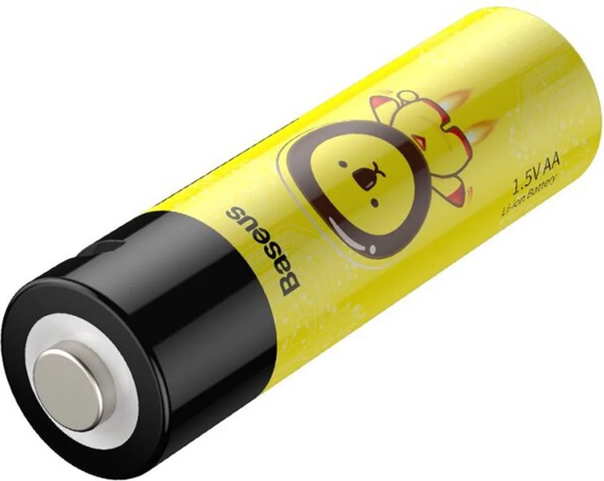 Baseus USB Oplaadbare AA Batterijen 1920mAh - 2 Stuks