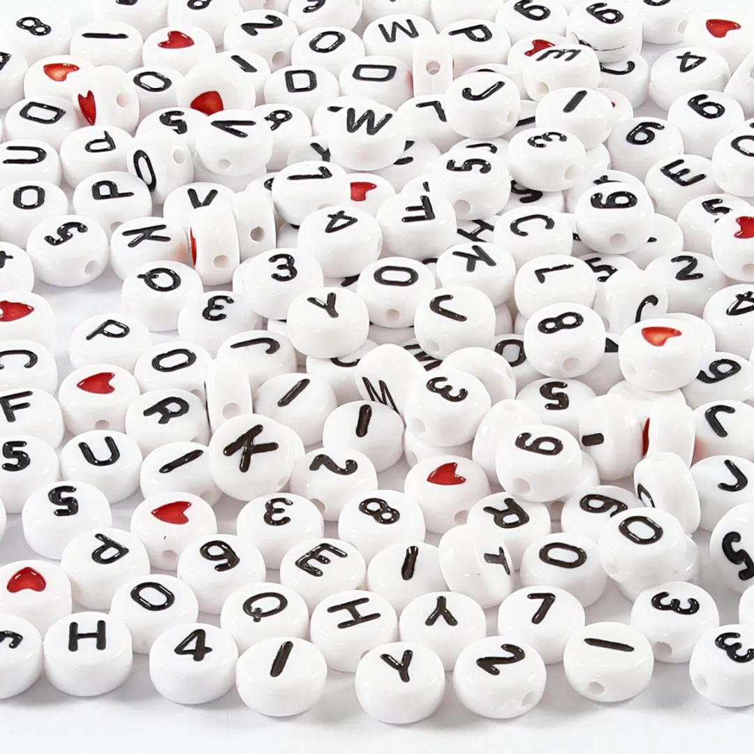 Creativ Company Plastic Letterkralen 7mm