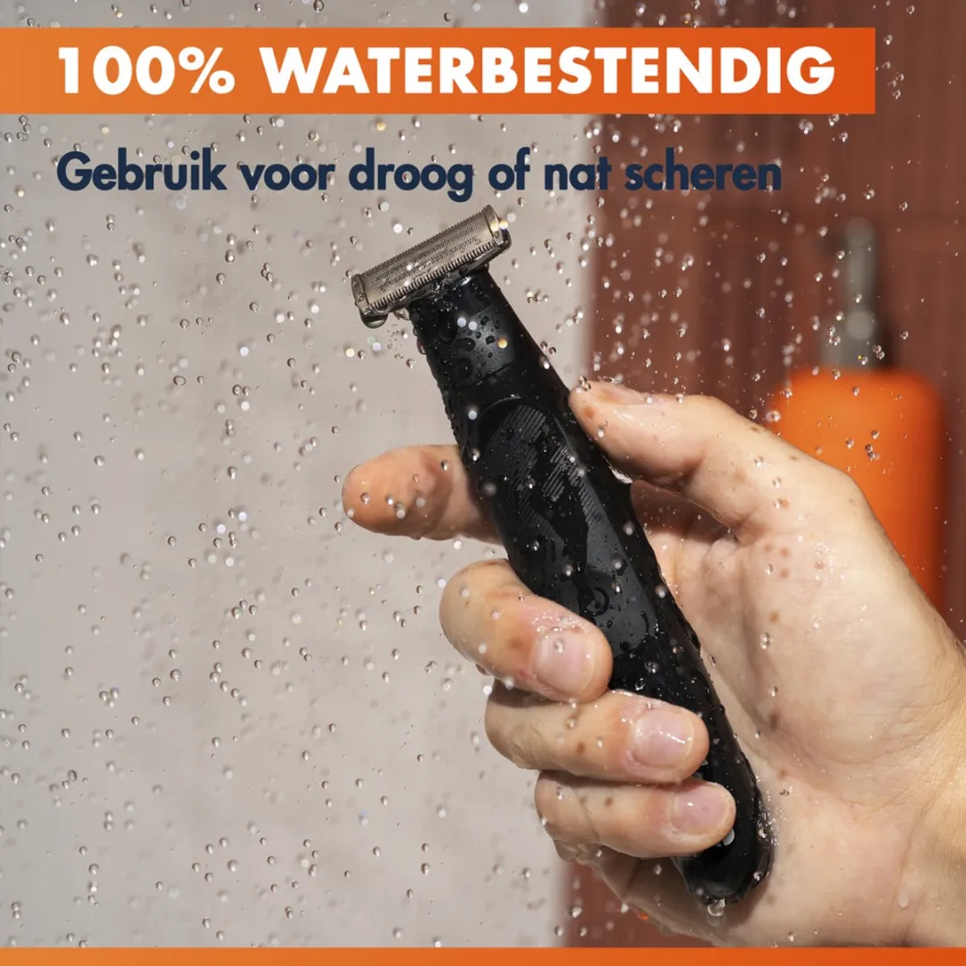 Gillette Fusion One Hybrid Baardtrimmer - 5 Accessoires - Zwart