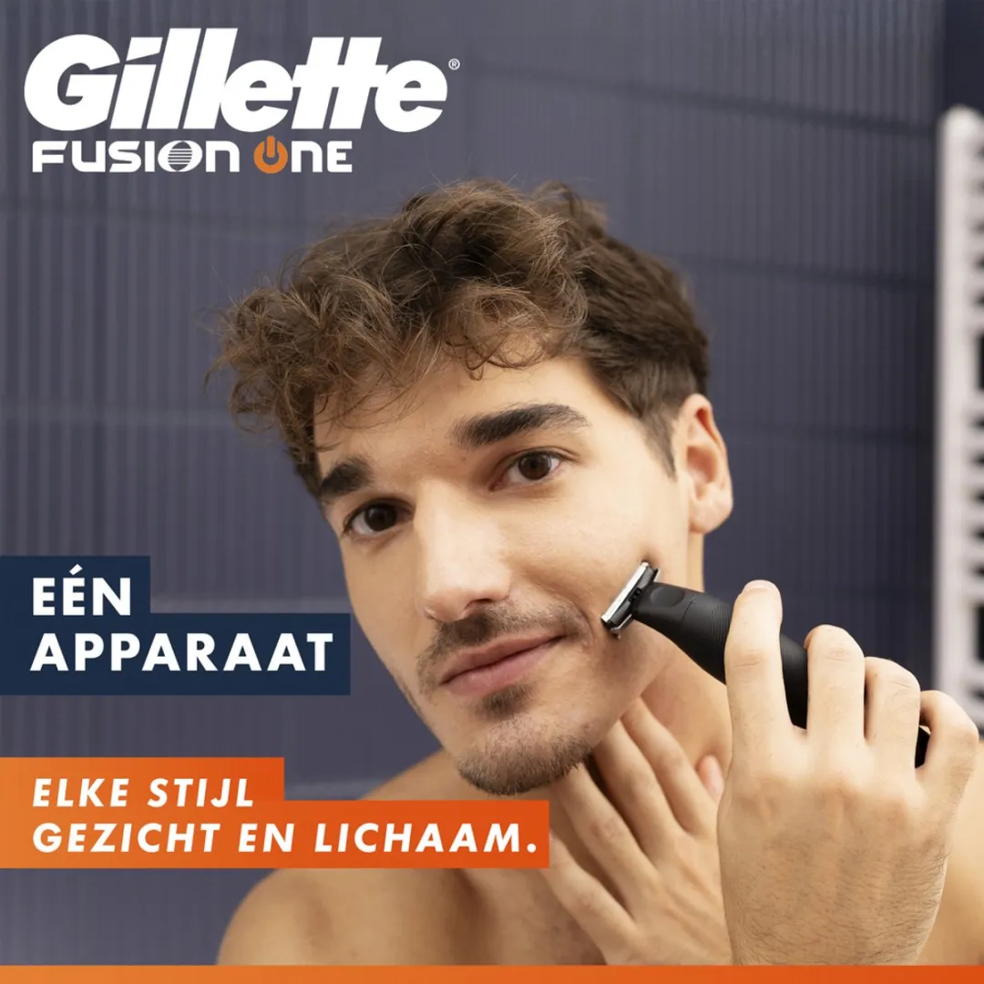Gillette Fusion One Hybrid Vervangende Scheerkop - 5 Mesjes - Zwart - afbeelding 6 van 6