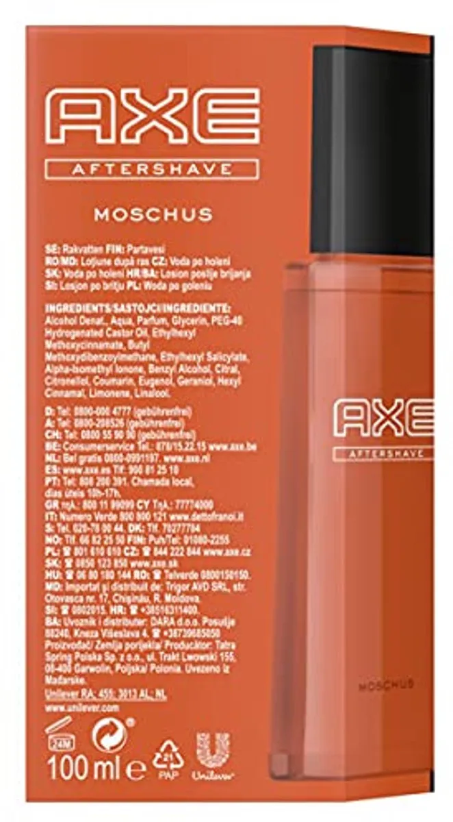 Axe After Shave Musk 100ml