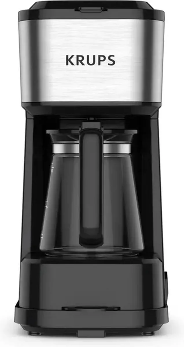 Krups Simply Brew 3-in-1 KM207D10 Koffiezetapparaat - 4 Kopjes - 0,45L - Zwart/RVS